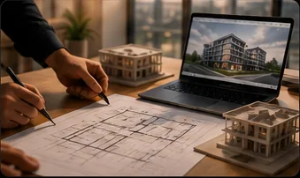 Projektowanie inwestycji przy planach architektonicznych