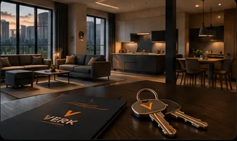 Gotowy apartament i klucze